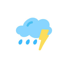 weather icon set sun rain thunderstorm dew wind snow cloud night sky for forecast