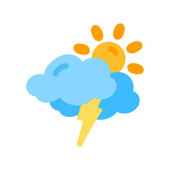 weather icon set sun rain thunderstorm dew wind snow cloud night sky for forecast
