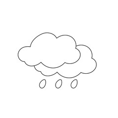 weather icon set sun rain thunderstorm dew wind snow cloud night sky for forecast