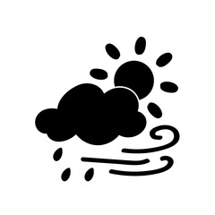 weather icon set sun rain thunderstorm dew wind snow cloud night sky for forecast