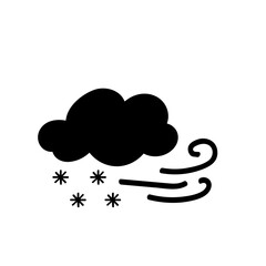 weather icon set sun rain thunderstorm dew wind snow cloud night sky for forecast