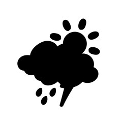 weather icon set sun rain thunderstorm dew wind snow cloud night sky for forecast