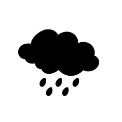 weather icon set sun rain thunderstorm dew wind snow cloud night sky for forecast