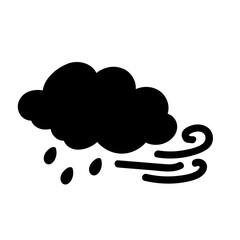 weather icon set sun rain thunderstorm dew wind snow cloud night sky for forecast