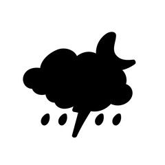 weather icon set sun rain thunderstorm dew wind snow cloud night sky for forecast