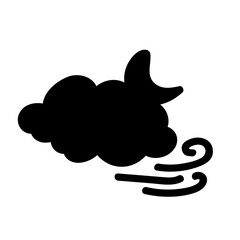 weather icon set sun rain thunderstorm dew wind snow cloud night sky for forecast