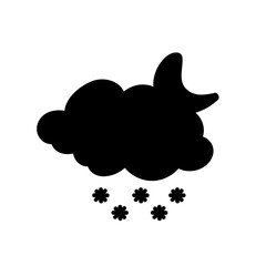 weather icon set sun rain thunderstorm dew wind snow cloud night sky for forecast