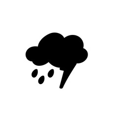 weather icon set sun rain thunderstorm dew wind snow cloud night sky for forecast
