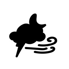 weather icon set sun rain thunderstorm dew wind snow cloud night sky for forecast