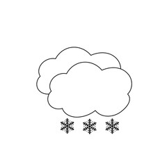 weather icon set sun rain thunderstorm dew wind snow cloud night sky for forecast