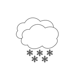 weather icon set sun rain thunderstorm dew wind snow cloud night sky for forecast