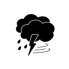 weather icon set sun rain thunderstorm dew wind snow cloud night sky for forecast