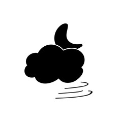 weather icon set sun rain thunderstorm dew wind snow cloud night sky for forecast