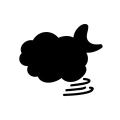 weather icon set sun rain thunderstorm dew wind snow cloud night sky for forecast