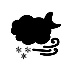 weather icon set sun rain thunderstorm dew wind snow cloud night sky for forecast