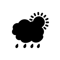 weather icon set sun rain thunderstorm dew wind snow cloud night sky for forecast