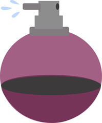 illustration of bottle perfume