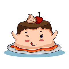 Cute Japanese Food Character Illustration