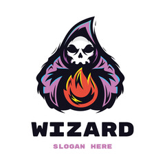 wizard mascot vector