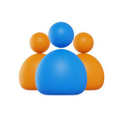 social network 3D Icon