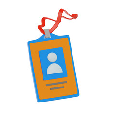 ID Card 3D Icon