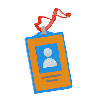ID Card 3D Icon
