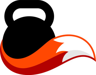 Cattle bell with fox tail