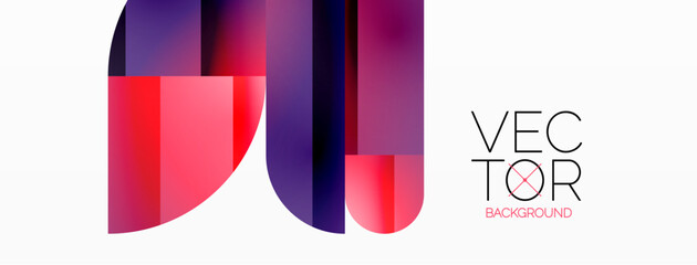 Abstract masterpiece formed by delicate interplay of circles, squares, and triangles. Geometric elements converge in harmonious chaos, evoking sense of modern creativity. Symphony of shapes