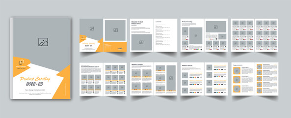 Product Catalogue & modern a4 product catalog design template, Minimalist product brochure template design