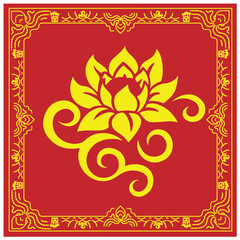 Sri Lankan Heritage in Art: Traditional Illustration Vector