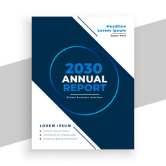 corporate annual report brochure template a company catalog
