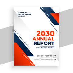 corporate annual report layout a company document or booklet