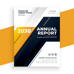 modern corporate annual report brochure layout a firm document