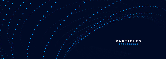 Obraz premium abstract digital web technology background in particle style