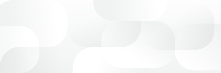 Abstract white Geometric banner design background.