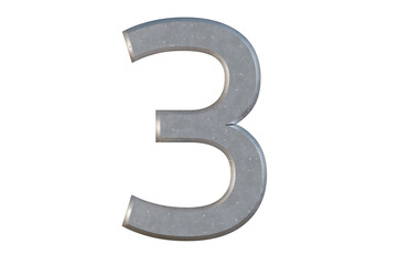 umber 3 metal style . Art design. Flat web icons template.