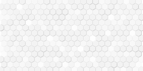 Abstract white texture background hexagon. Abstract simple geometric hexagon pattern.