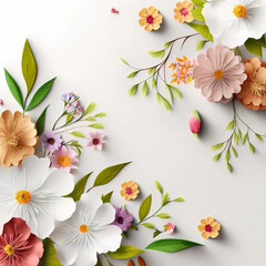 background with flowers