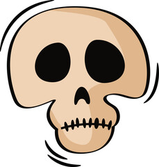 halloween elements ,  Skull icon