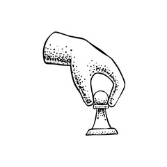 Play Chess Hand Drawn