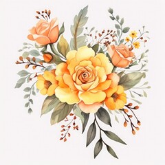 Lively flower illustration for creative projects