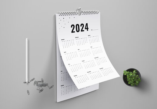 Yearly Calendar Design Template
