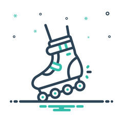Mix  icon for skating 