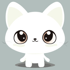 Cute White Cat