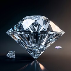 Diamond crystal gemstone shiny