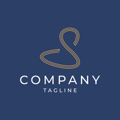 Fototapeta premium Letter S logo icon design template