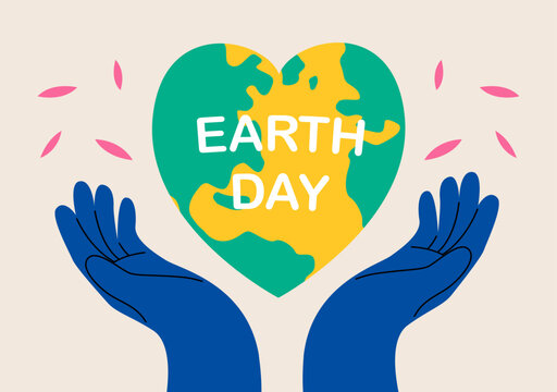 International Mother Earth Day. Environmental problems and environmental protection. Colorful vector illustration