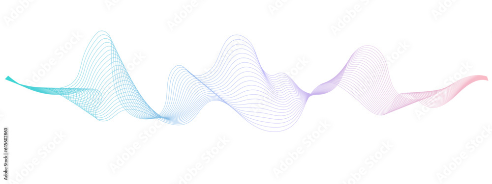 Poster abstract voice sound wave pattern element, voice sound wave liens and audio technology background.