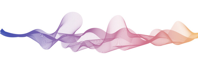 Abstract colorful sound, voice, music curved and wave lines background.  Abstract volume voice technology vibrate wave and music background. Abstract music wave, radio signal, voice background. © Ahmad Araf