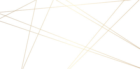 Abstract golden geometric random chaotic lines for t-shirt, wall design background. Luxury premium lines background.	